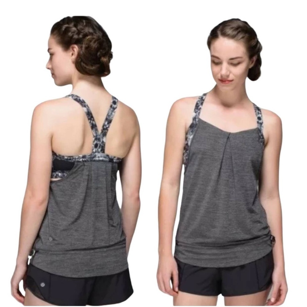 🌿Lululemon Rest Less Tank Flowabunga Angel